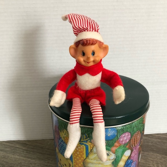Vtg Knee Hugger Elf with Rubber Face - Picture 7 of 11